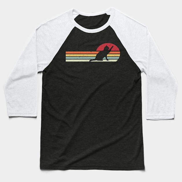 Cat Retro Baseball T-Shirt by Freeman Thompson Weiner